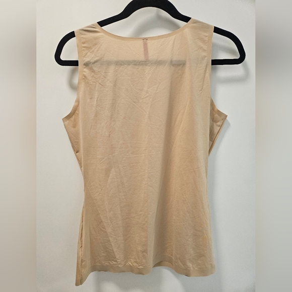 Spanx Women Thinstincts Top Satin Nude Beige Shaping Tank   Size L - Picture 5 of 7